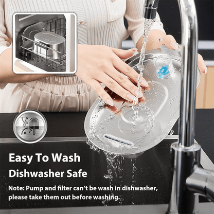 PawSerenity™ Calming Stainless Steel Automatic Water Fountain