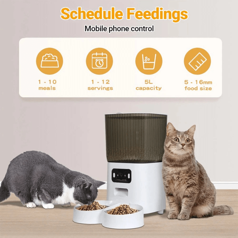 PawSerenity™ Premium Automatic Pet Feeder with HD Camera